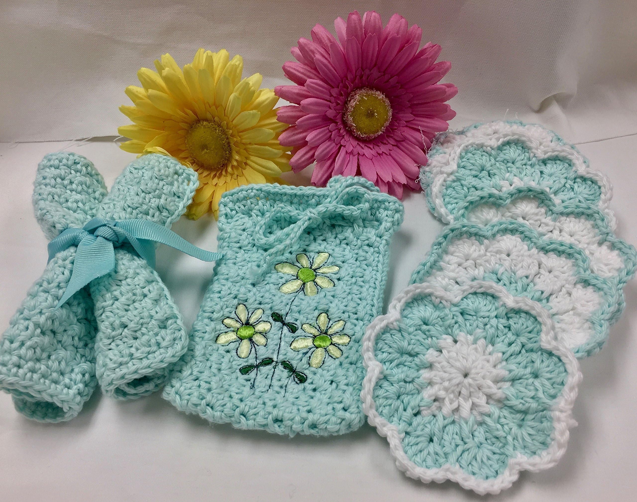 Handmade Crochet Cotton Spa Set