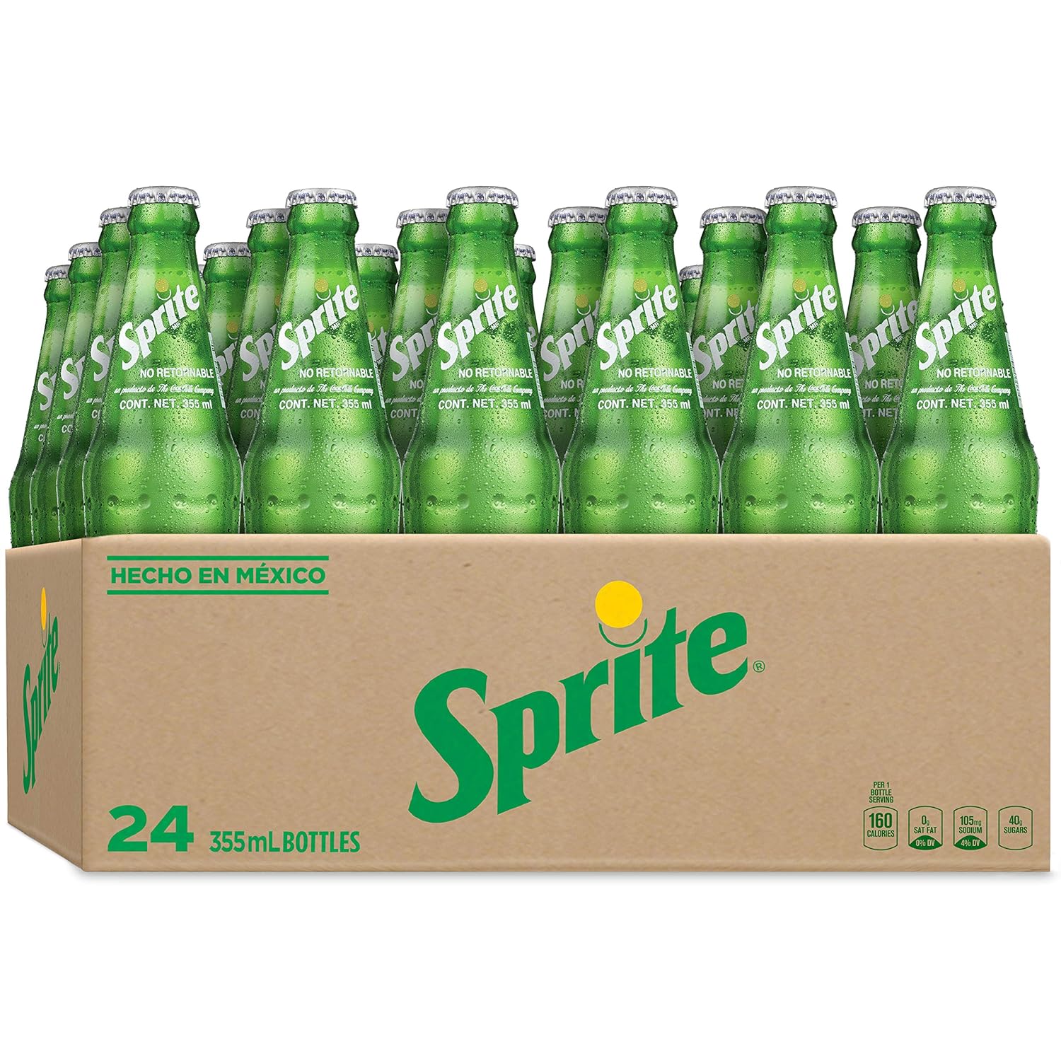Mexican Sprite Glass Bottle, 12 fl oz, 24 Pack Grocery & Gourmet Food