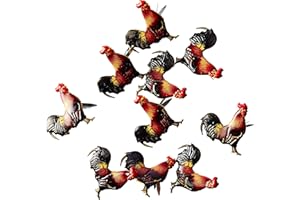 EYELET OUTLET 109 Rooster Shape Brads 12/Pkg
