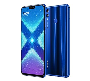 Honor 8X Smartphone (16,5 cm (6,5 Zoll) Display, 64 GB interner Speicher, Android 8.1) Blau, 51092XWQ