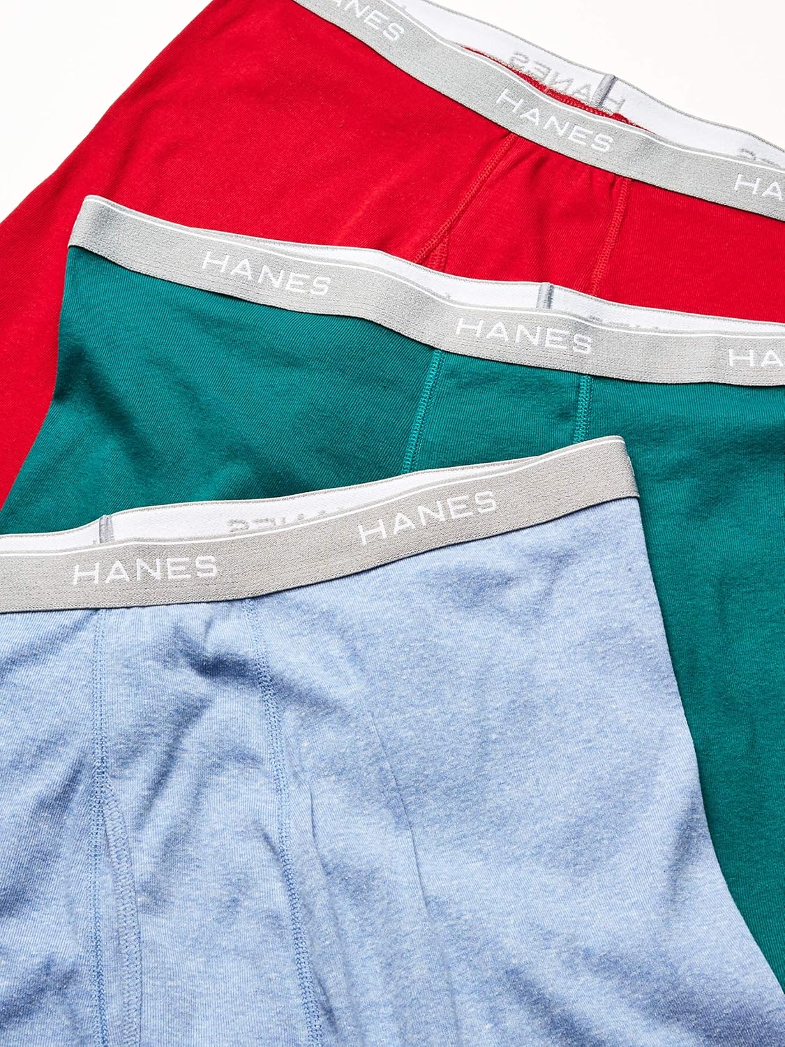 Hanes Men's Tagless Exposed Waistband Boxer Briefs at  Men’s Clothing store