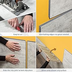 Palisade 25.6 in. x 14.8 in. Interlocking Vinyl