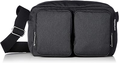 Amazon マリメッコ ショルダーバッグ 撥水 Kortteli コルッテリ ブラック 並行輸入品 Marimekko マリメッコ 斜めかけバッグ