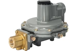 Emerson-Fisher LP-Gas Equipment R632A-JFF Integral 2-Stage Regulator, 9-13" W.C Spring, POL" x 3/4" NPT