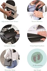 Baby Polar Gear Portable Booster Seat with Mat – 1–3 Years Balloon Design view 6