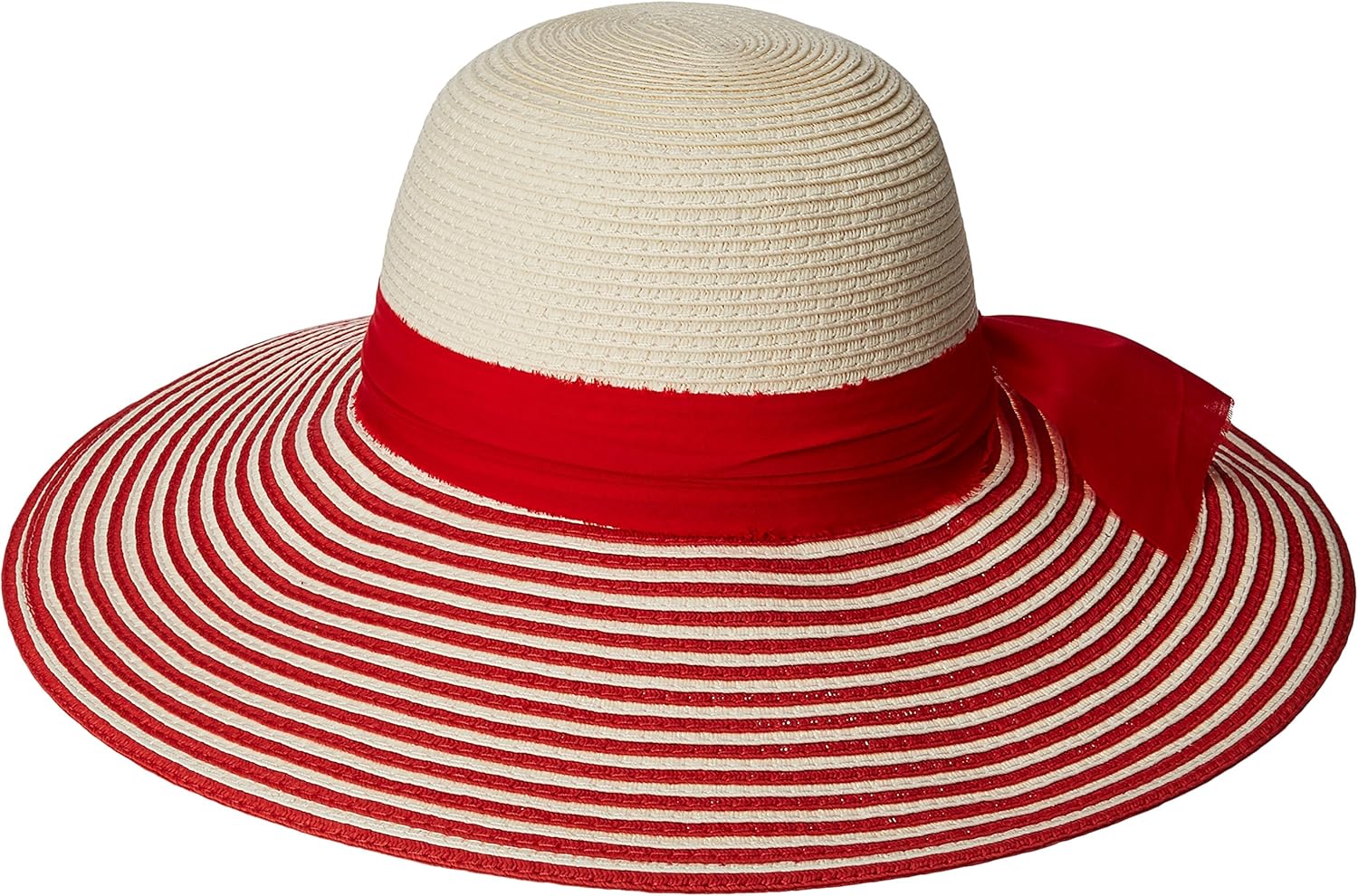 red white and blue floppy hat