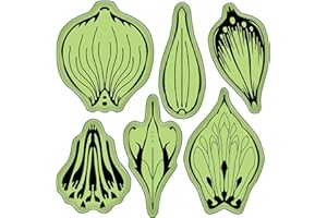 Inkadinkado 65-32006 Stamping Gear Cling Stamps, Flower Petals