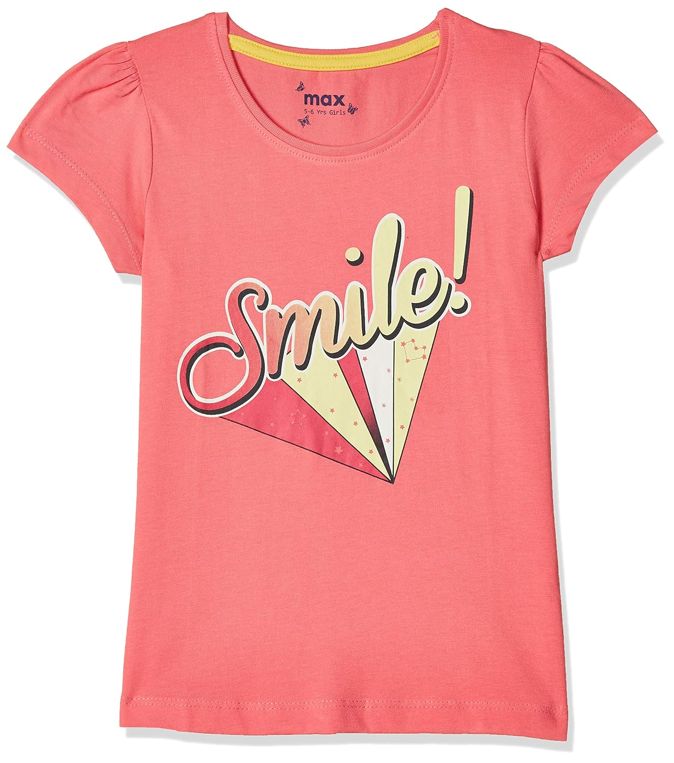 Buy Max Girl's Regular Fit TShirt at Amazon.in