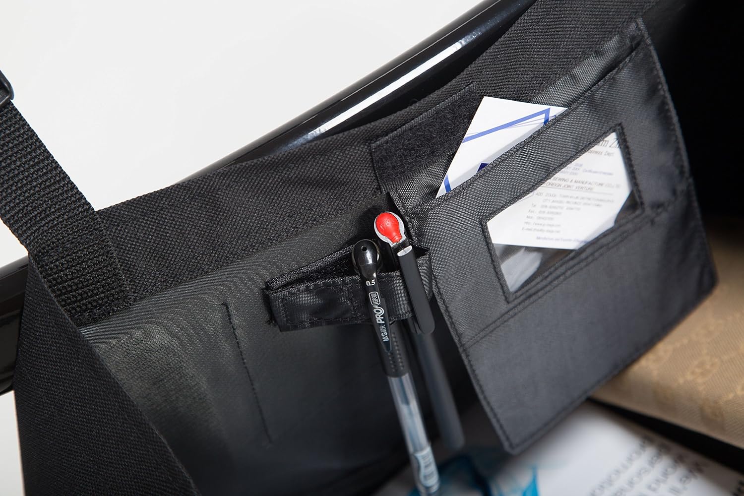 RMS Water Resistant Tote Bag for Walker, Rollator or Scooter (Black): Health & Personal Care