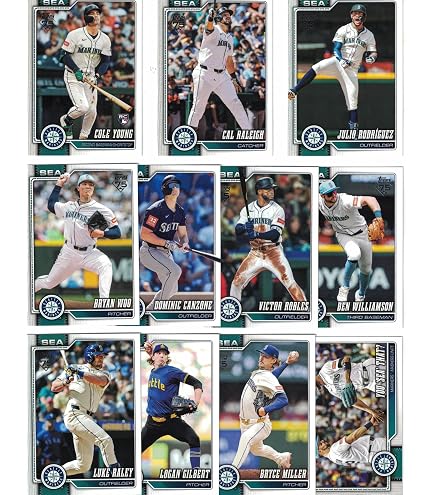 Amazon.com: Seattle Mariners/Complete 2025 Topps Seattle Mariners