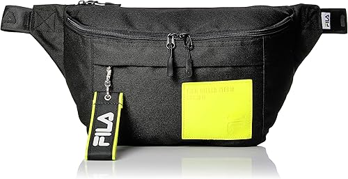 Amazon フィラ ウエストバッグ メンズ レディース 斜めがけ ボディーバック カジュアル ブランド ワッペン ロゴ 軽量 コンパクト 小型 旅行 Fm2242 イエロー Fila フィラ ウエストバッグ
