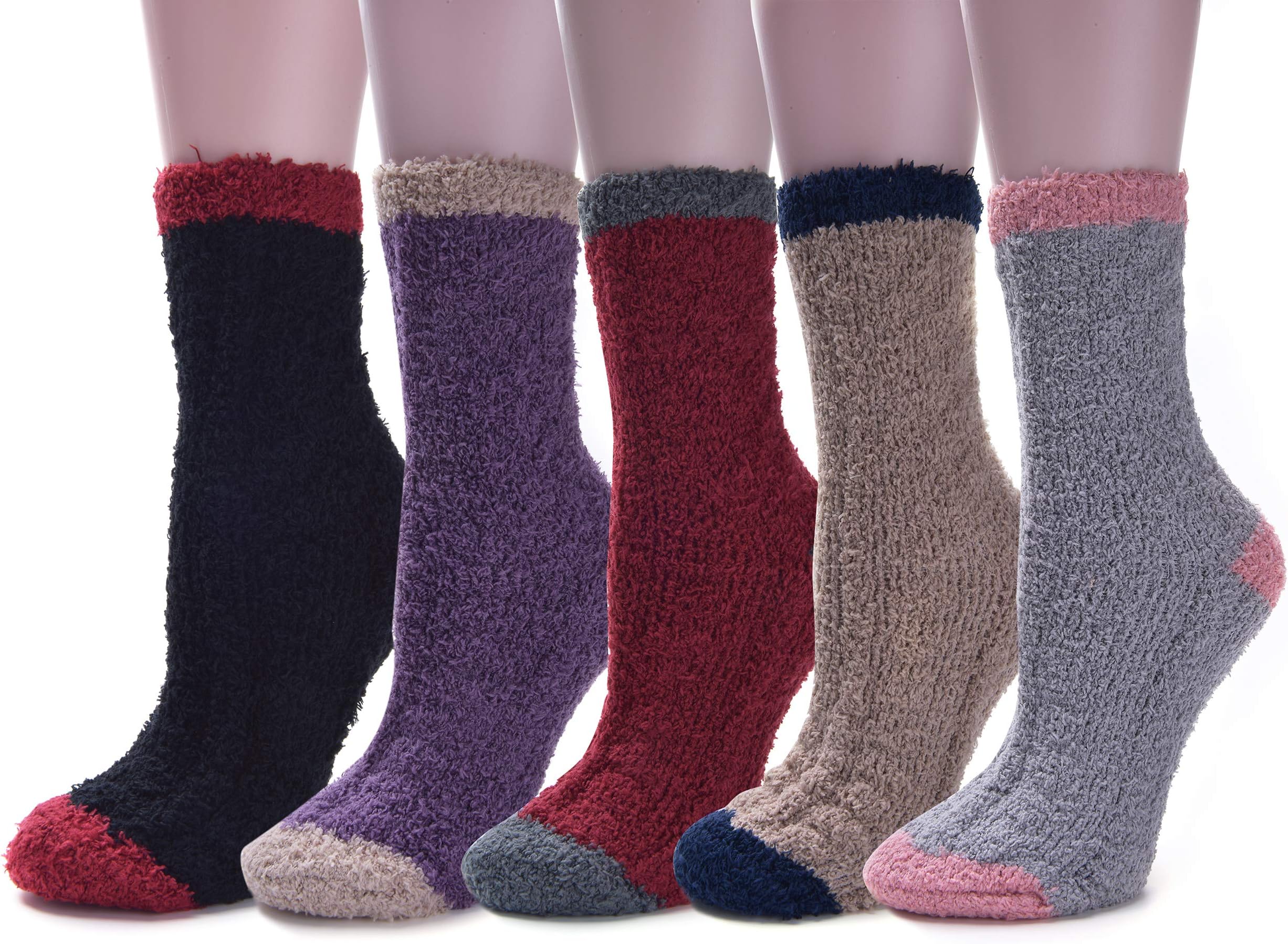 Women Fuzzy Winter Socks Super Soft Warm Microfiber Slipper Socks Home Socks Boot Socks