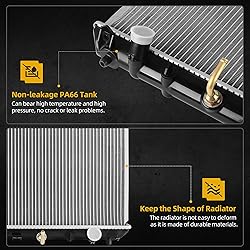 DWVO Radiator Compatible with 1997-2001 Camry 2.2l