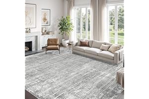 zesthome 8x10 Area Rugs for Living Room, Non-Slip Backing Washable Rug, Modern Abstract Area Rug, Stain Resistant Rugs for Bedroom, Ultra-Thin Large Area Rugs, Area Rug 8x10