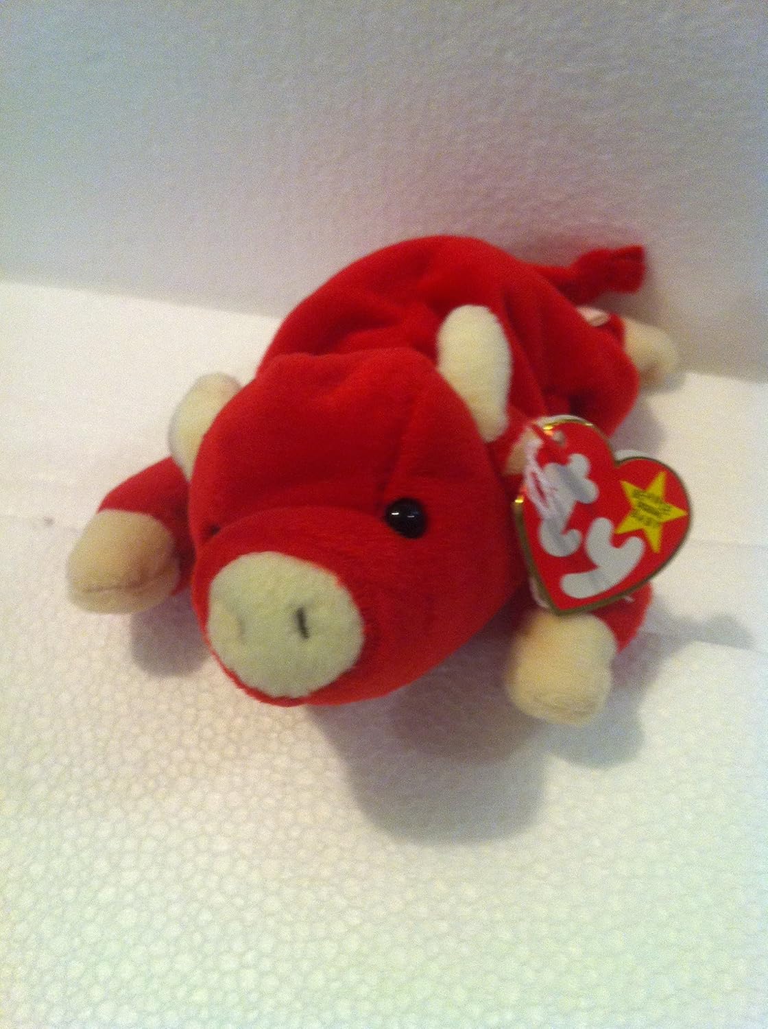 red pig beanie baby