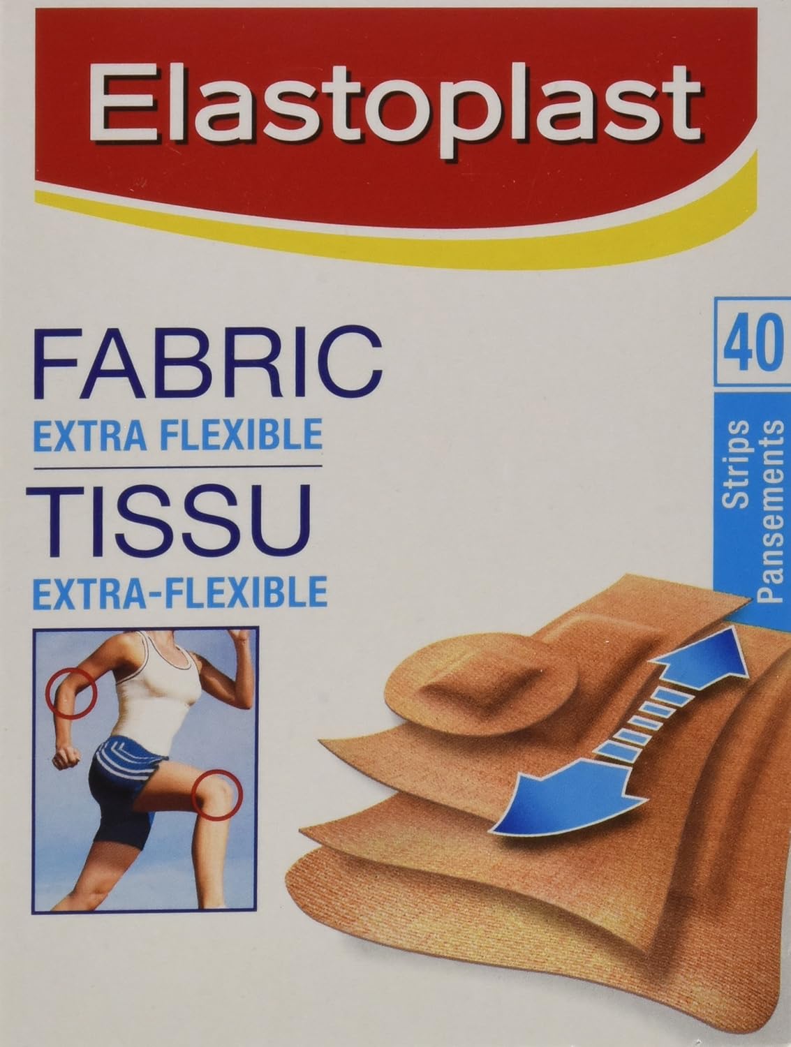 ELASTOPLAST Assorted Fabric Adhesive Bandages, 40 Strips Amazon.ca
