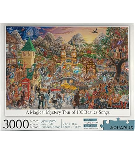 Pôster Tom Masse Magical Mystery Tour of 100 Beatles Songs Music