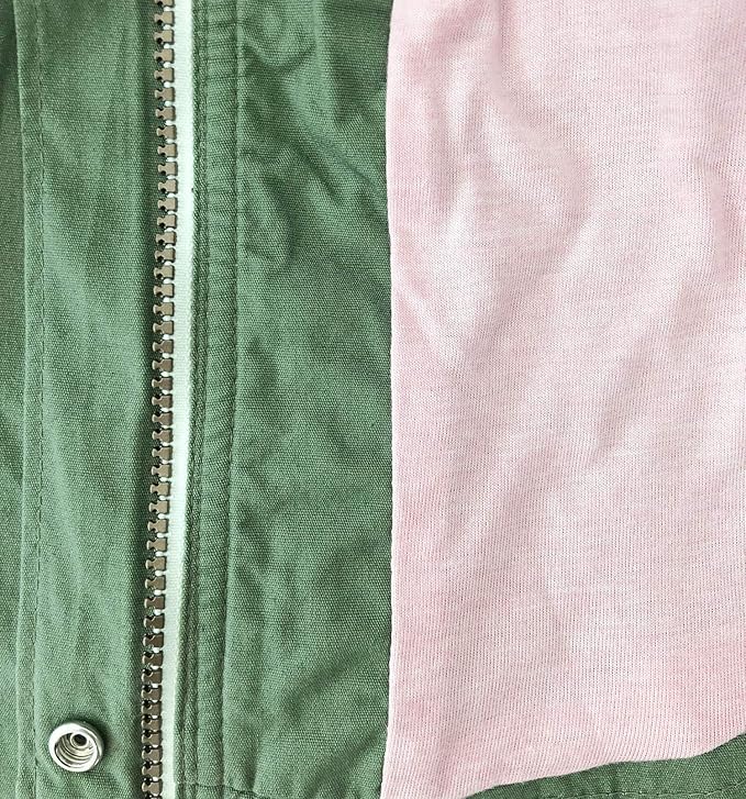 hooded canvas utility jacket for baby