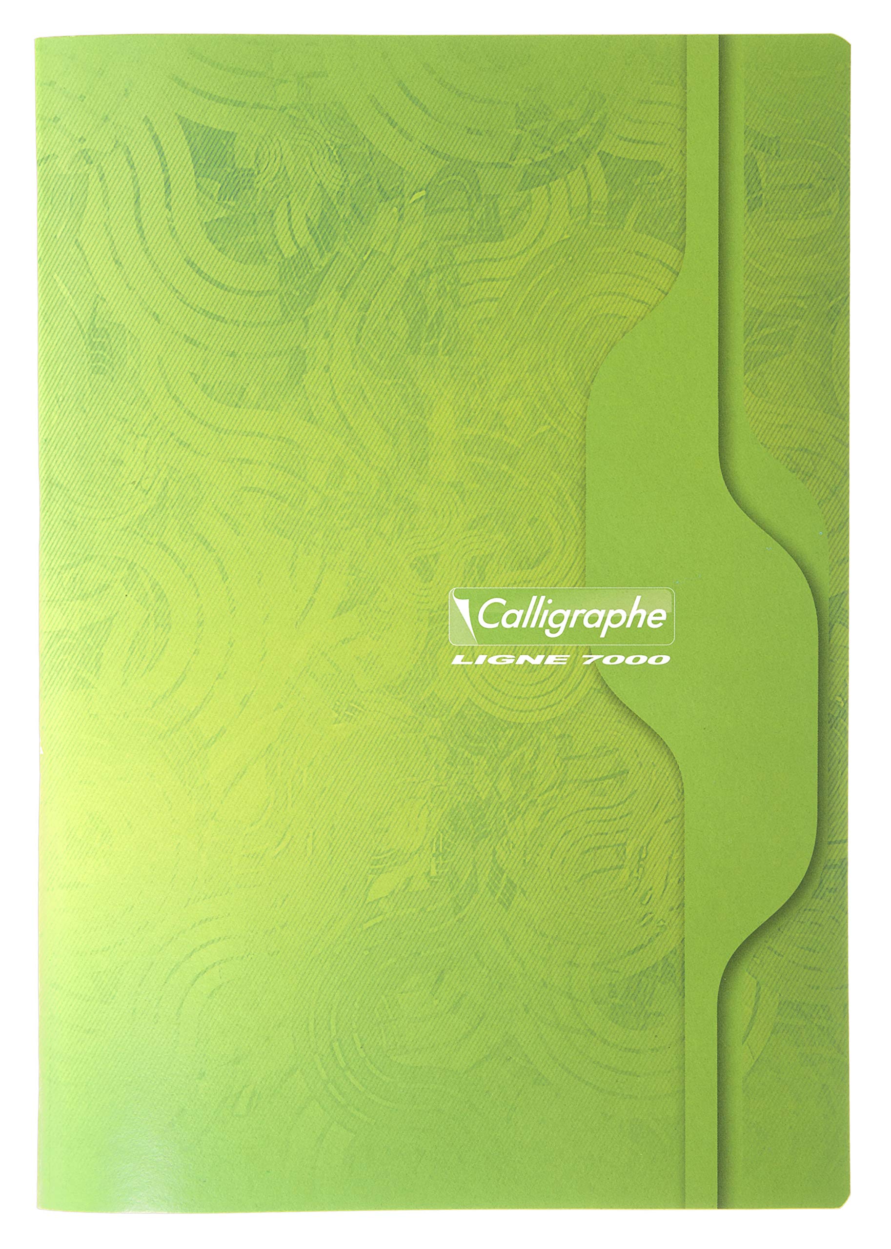 Calligraphe 7125C Set of 10 Stapled Notebooks (Clairefontaine) A4 21x29.7cm - 96 Small Squares Pages - 70g White Paper - Varnished Card Cover - Random Colours