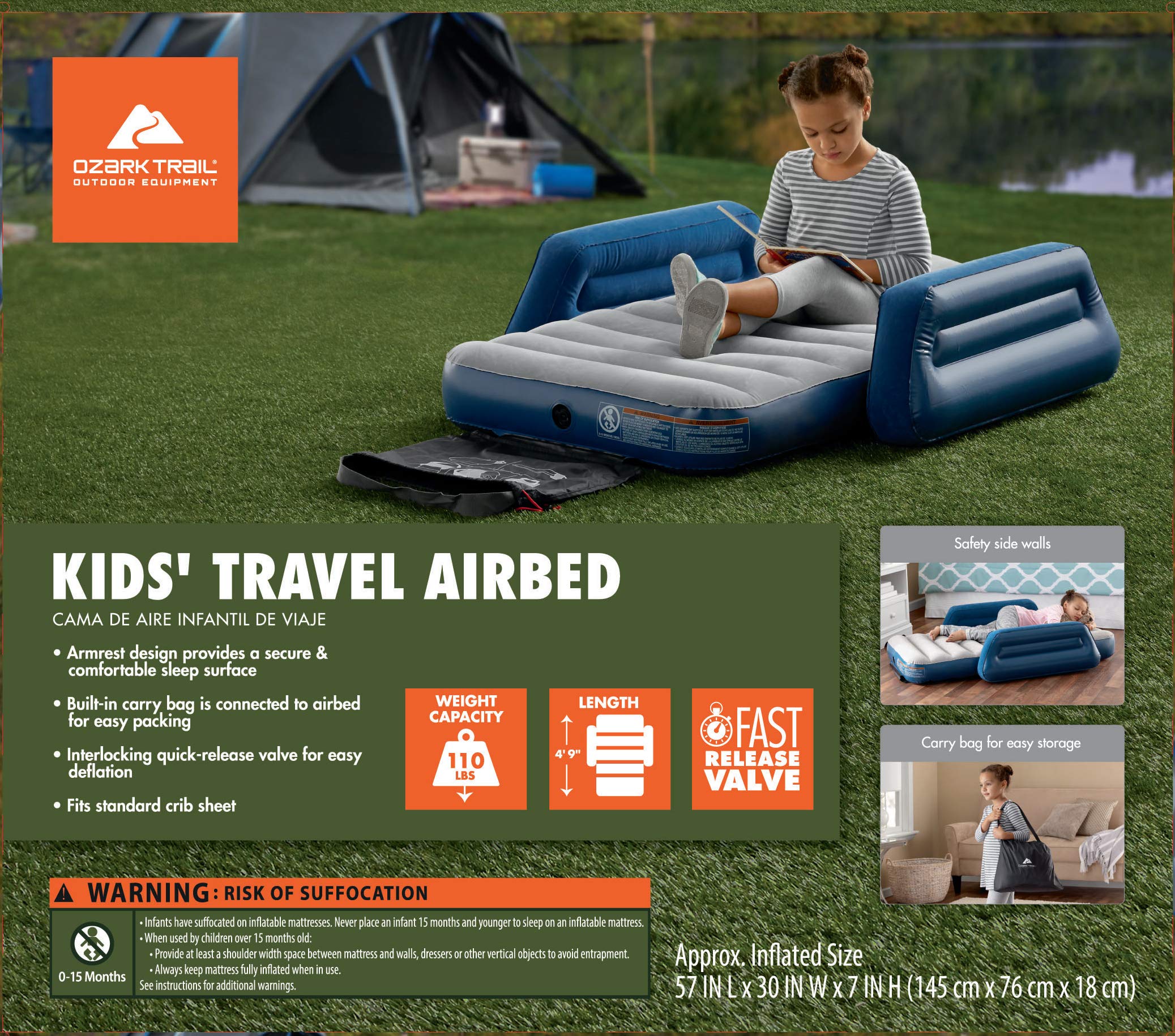ozark inflatable mattress