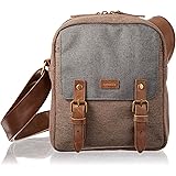 caseable shoulder travel bag for Kindle in brown / grey