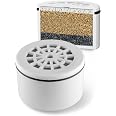 AquaCare By HotelSpa 1138 Filtre De Douche Universel Haute Intensité – Cartouche 3 Étapes Remplaçable – Chromé