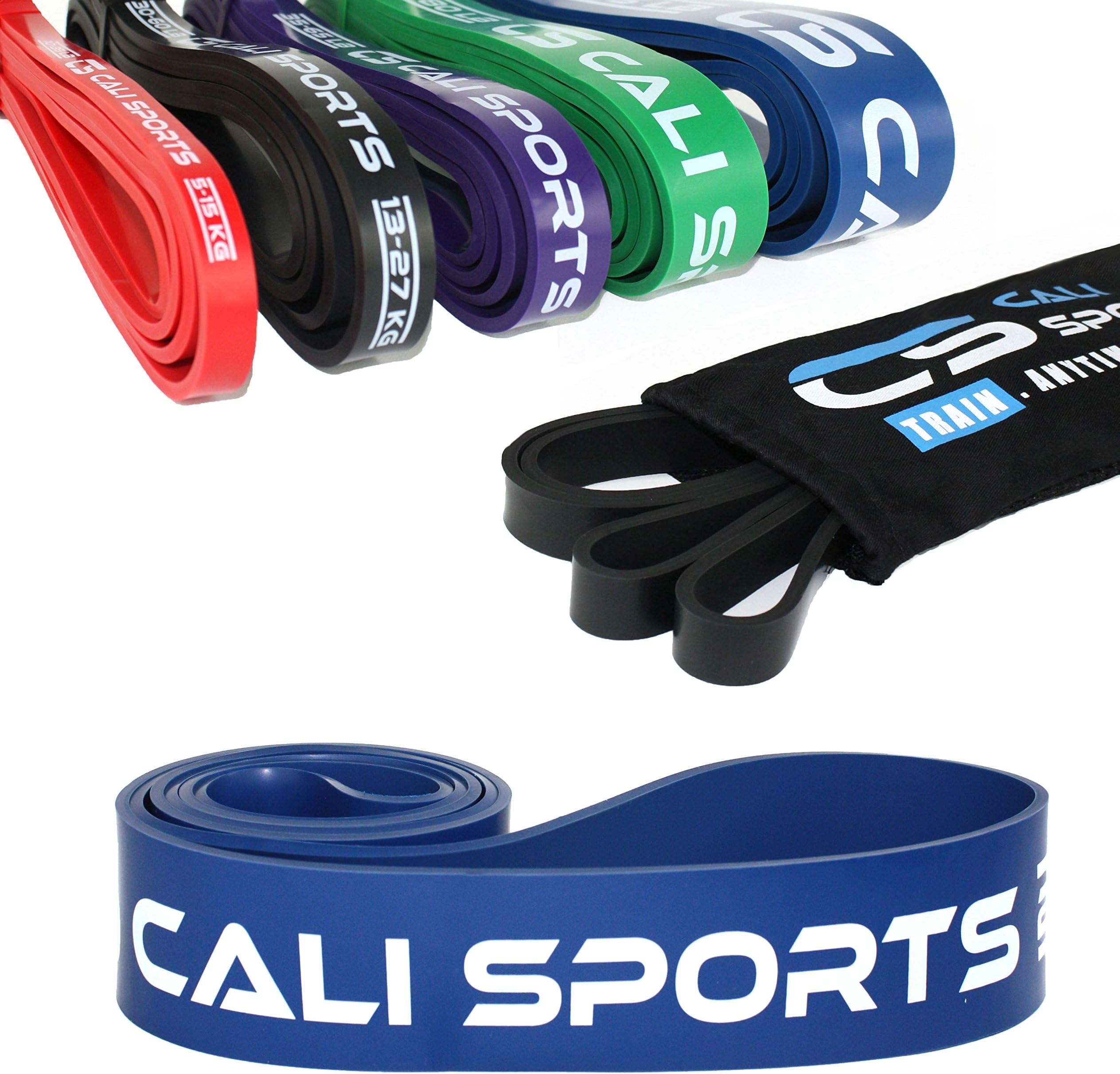 CALI SPORTS Assisted Pull Up Band and Resistance Exercise Power Bands | Perfect for Strength Training, Crossfit and Calisthenics Workout | Improve Mobility in Yoga and Pilates