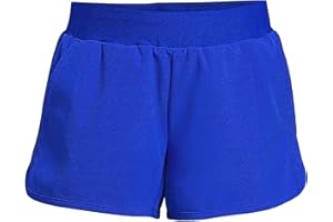 Lands' End Big Girls UPF 50 Quick Dry Beach Swim Shorts, Large, Electric Blue