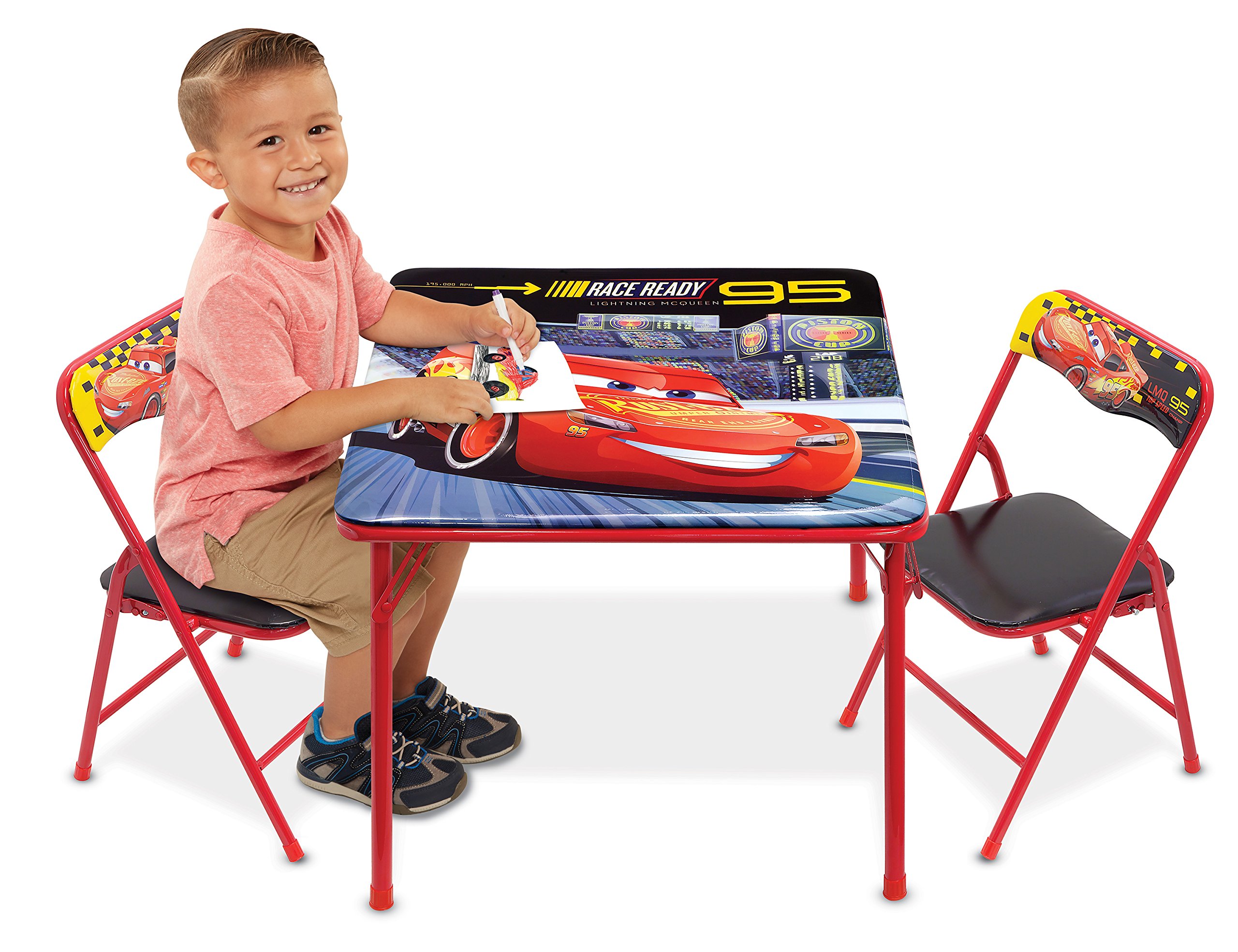 lightning mcqueen table and chairs