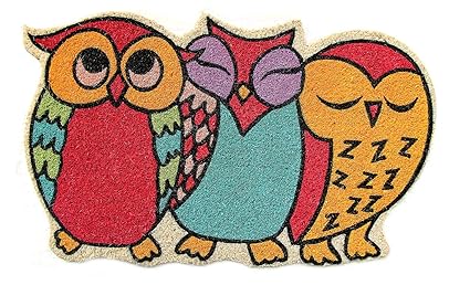 Onlymat Owl Shape Coir Mat