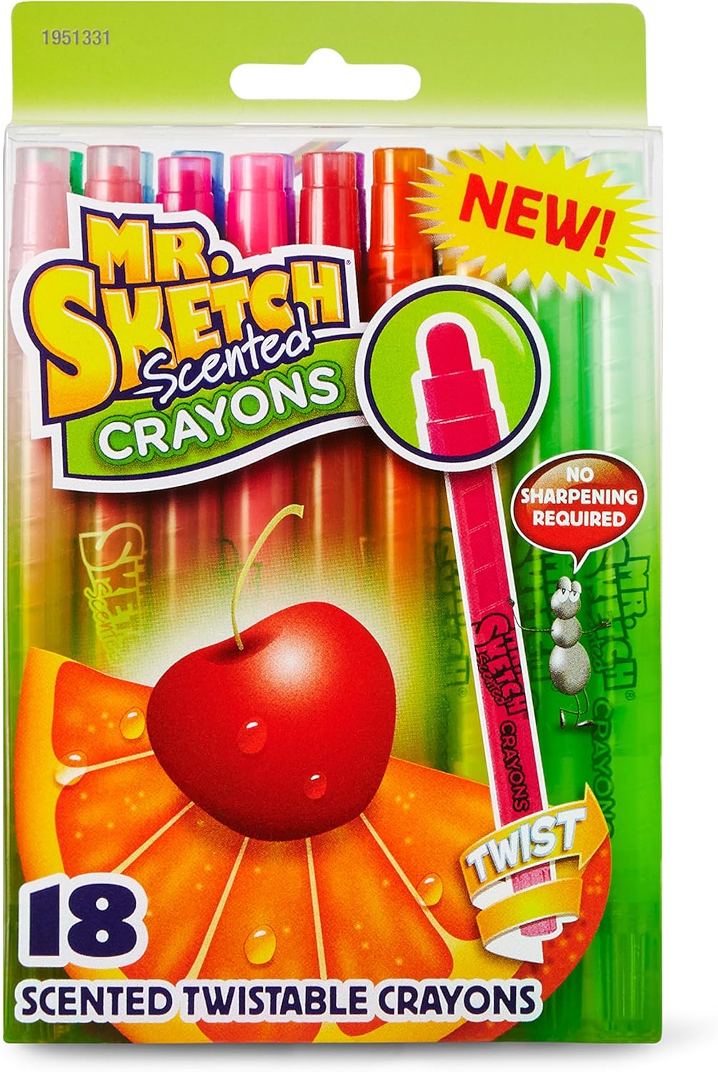 Mr. Sketch Scented Twistable Crayons, Assorted Colors, 18Count Amazon