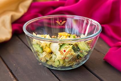 Femora Borosilicate Mixing Bowl Microwave Safe