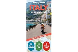 Lonely Planet Italy Planning Map: Durable, Waterproof, Easy-Fold Travel Map with Attractions, Itineraries & Transport Guide – Handy Slipcase for Japan Adventures