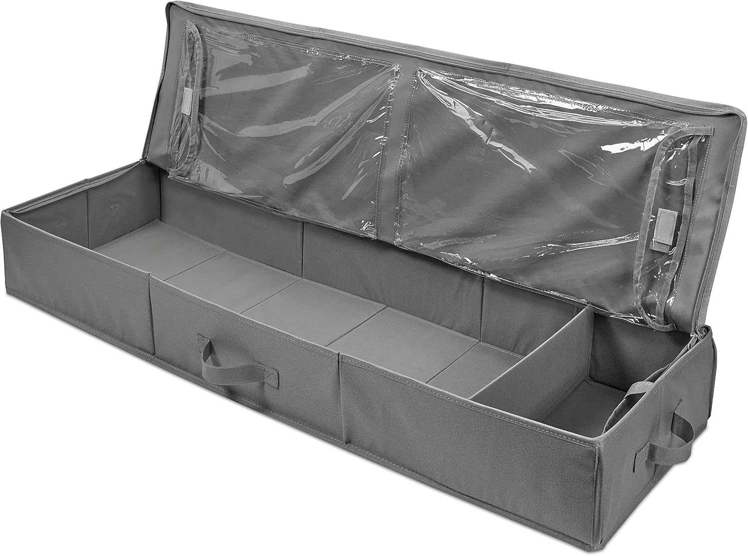 Whitmor Christmas Storage Organizer – Durable 600D Material - Spacious Under Bed Holiday Wrapping Paper Storage Container, Storage for Gift Wrapping, Bags, Ribbon, and Bows – Fits up to 40" Rolls: Home & Kitchen