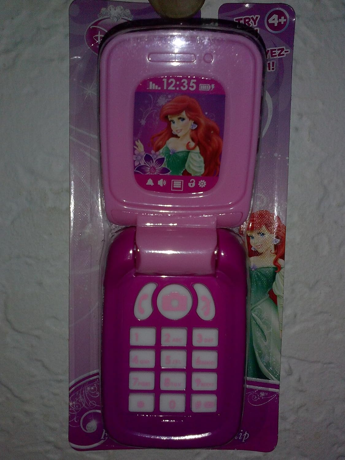disney princess toy flip phone