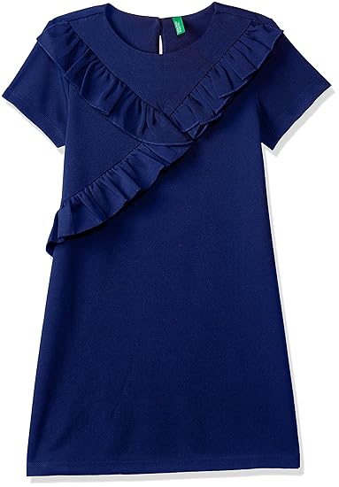 Girls A-Line Knee-Long Dress