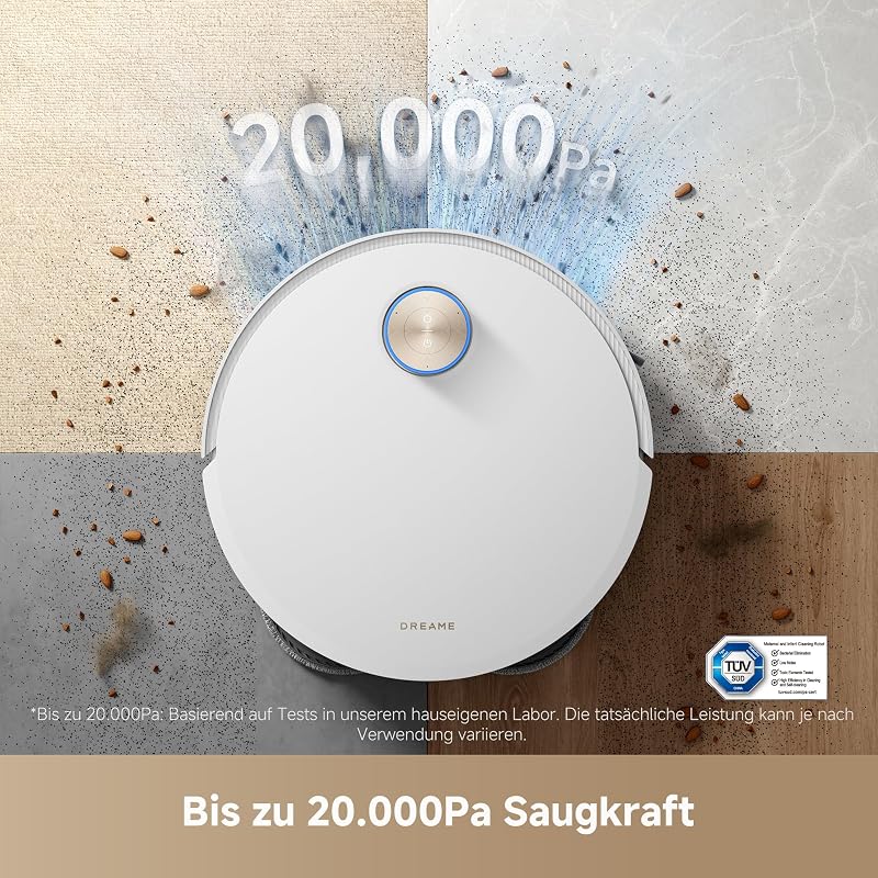 X50 Ultra Complete Saugroboter mit Wischfunktion,20.000 Pa