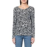 NIC+ZOE Women's Tossed Paisley Supersoft Sweater