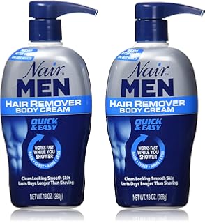 Amazon Com Nair Hair Remover For Men Hair Remover Body Cream 13