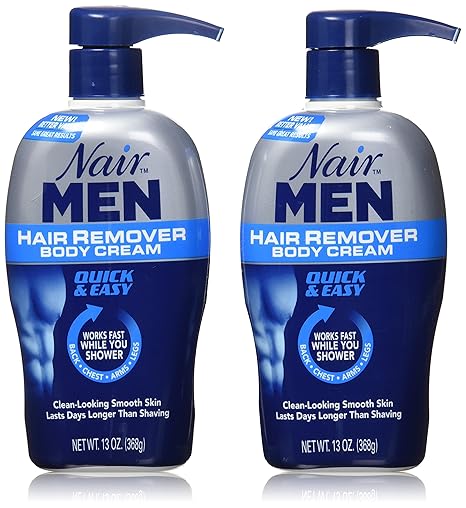 Nair Men Hair Removal Body Cream 13 Oz Pack Of 2 Amazon In Beauty