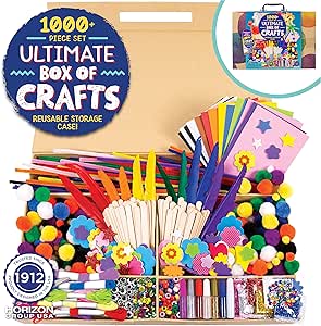 Amazon.com: Made By Me Ultimate Craft Box, Art & Craft Activities 1000 ...