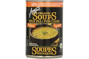 Amy’s Kitchen Organic Split Pea Soup, Light in Sodium — Gluten-Free, Dairy-Free, Lactose-Free, Soy-Free, Corn-Free, Tree Nut-
