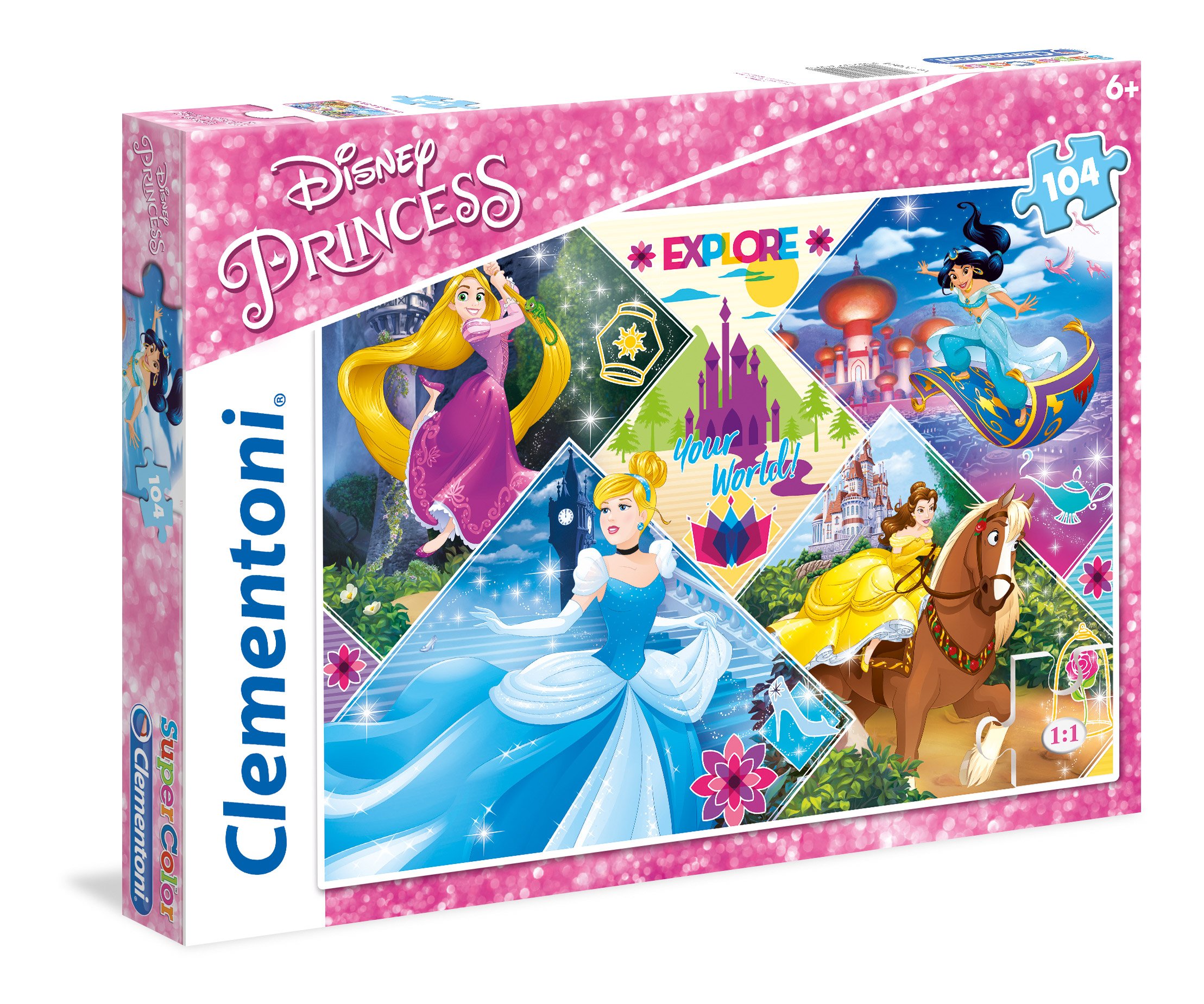 Clementoni 27091 Princess Puzzle (104 Pieces)