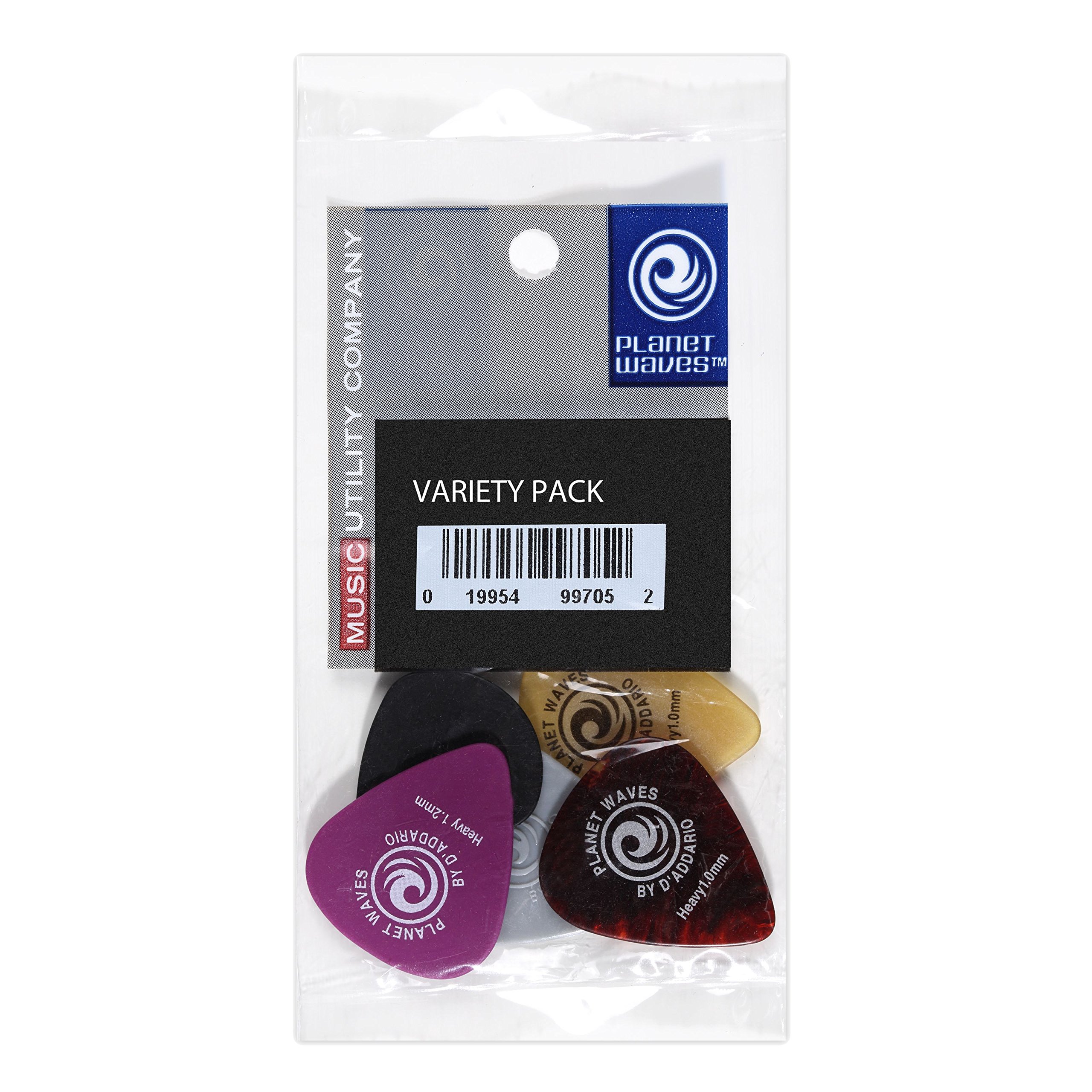 Planet Waves 1XVP4-5 Medium Assorted Guitar Picks (Pack of 5)