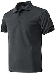 KAOKLRNI Men's Quick-Dry Active Polo Shirts Short