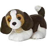 Aurora Miyoni Tots 9" Beagle Pup Adorable Stuffed Animal | Lifelike baby animal details with innocent expressive features