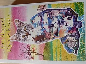 cat shaped jigsaw puzzle