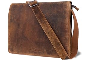ANTONIO VALERIA Albert Premium Leather Messenger Bag for Men