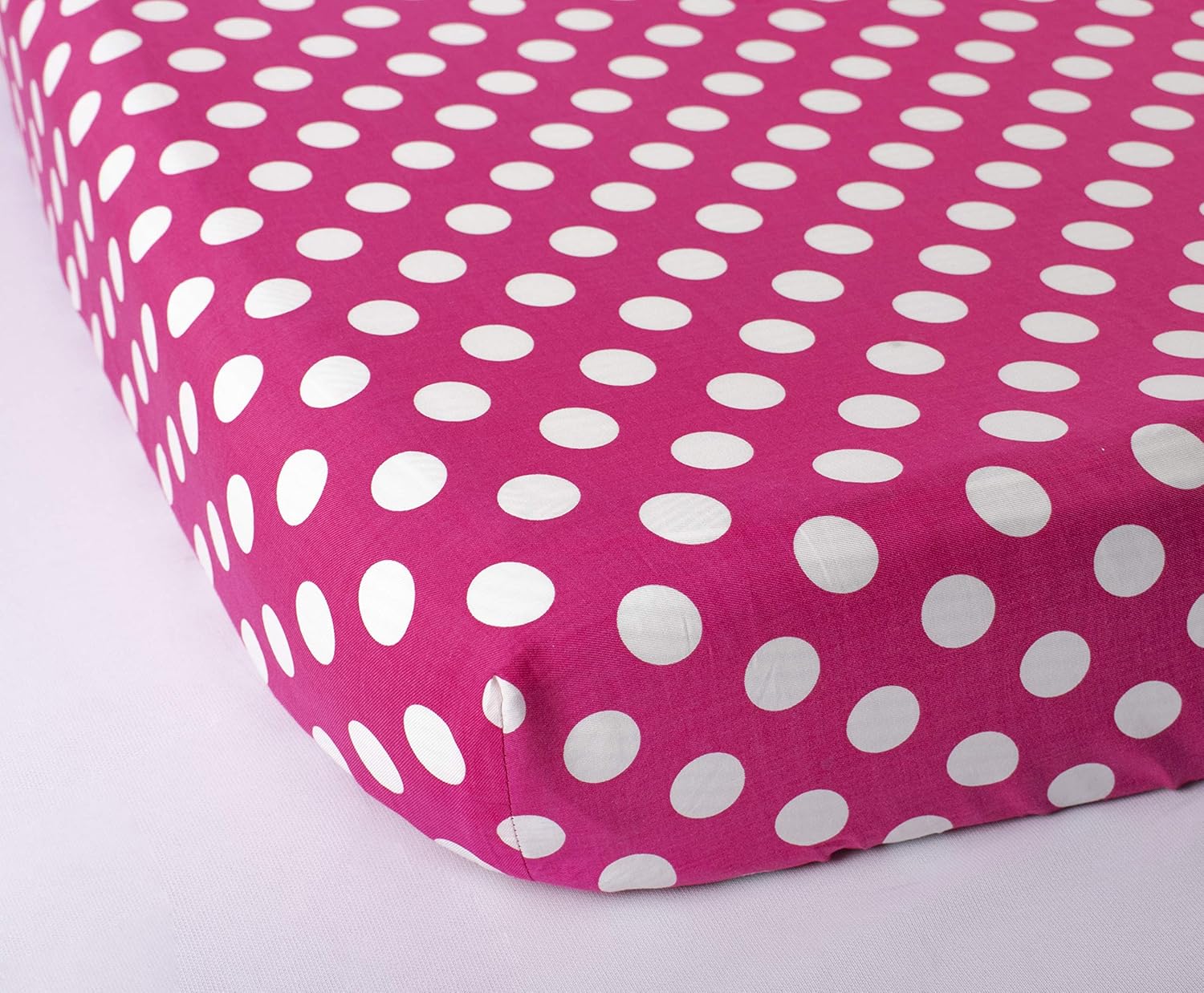 polka dot cot sheet