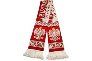 PREMIERSHIP Poland Soccer Fan Scarf | Premium Acrylic Knit